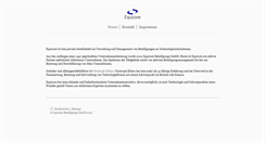 Desktop Screenshot of equicore.de